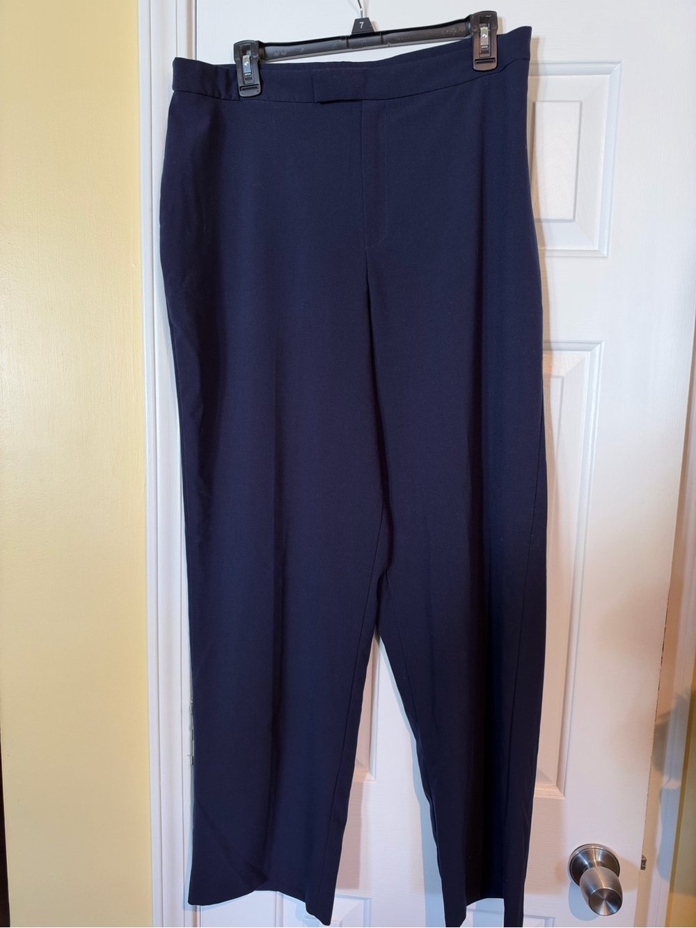 Briggs New York Navy Straight-Leg Dress Trousers